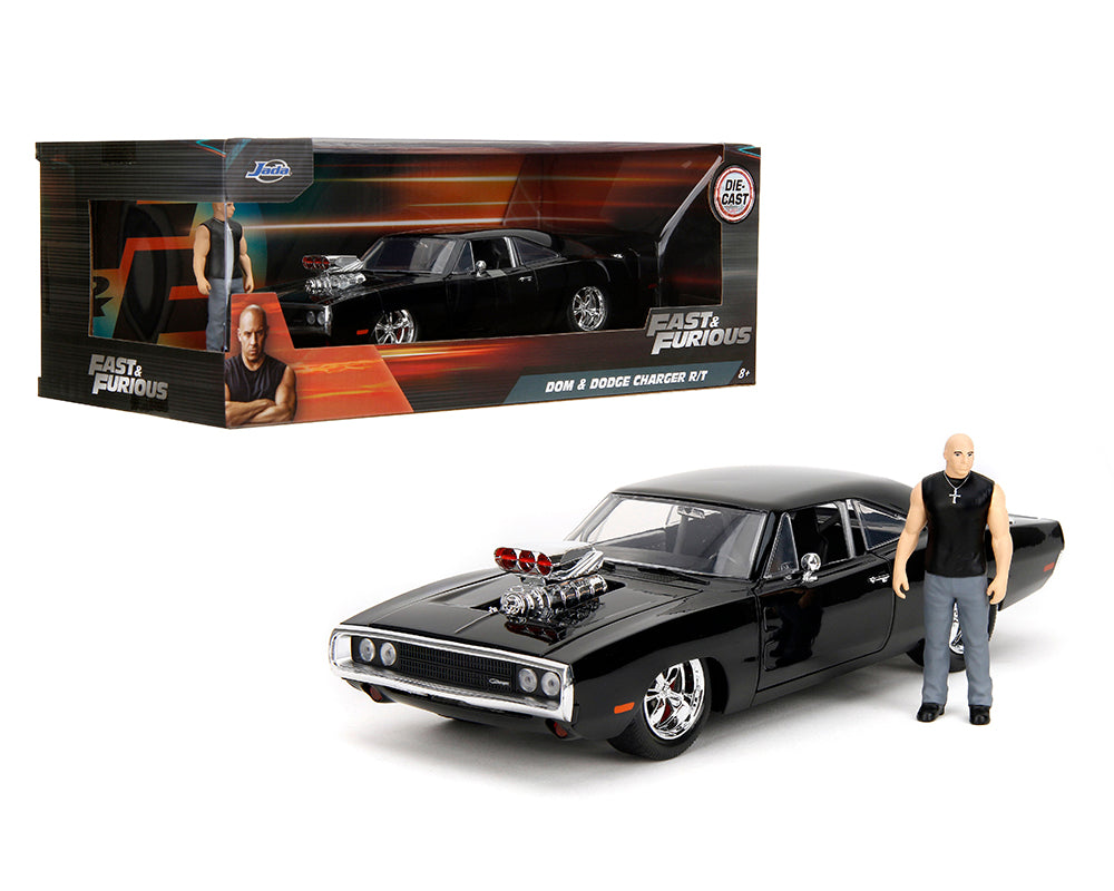 Dodge Charger R T 1970 with Dom figure Fast and Furious