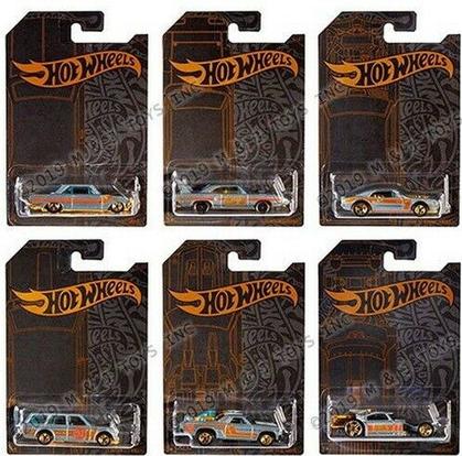 2019 Hot Wheels 51st Anniversary Satin Chrome Series Set of 6 Nice Car Collection