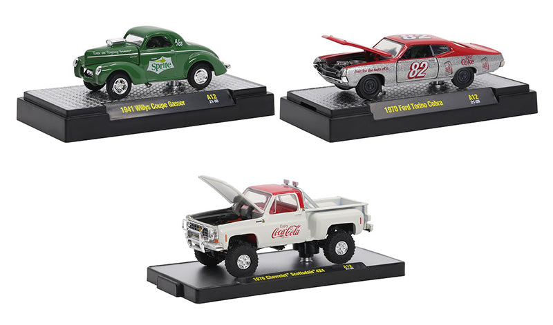 M2 Coca-Cola Release A12 SET of 3 – Nice Car Collections