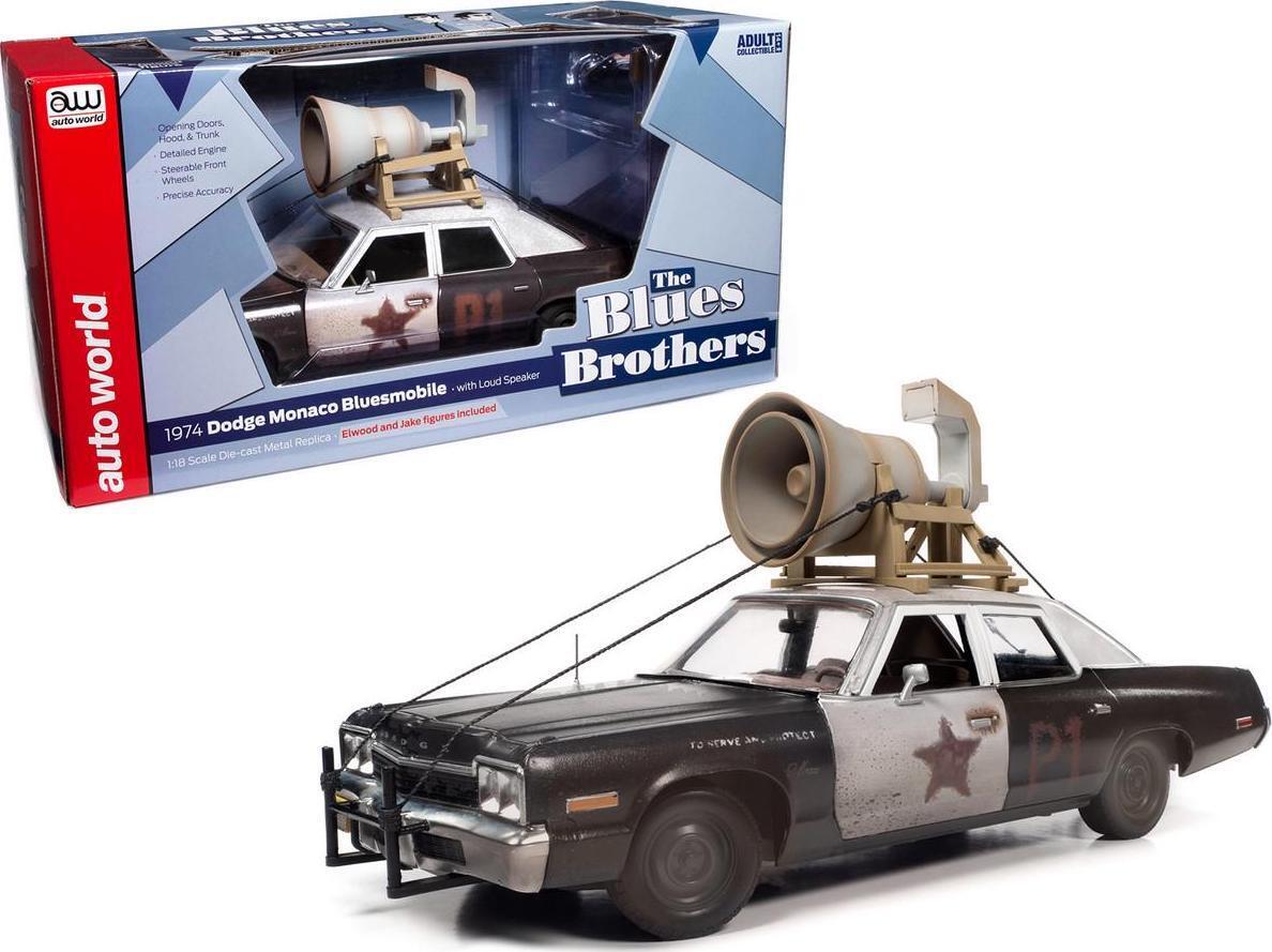 Dodge Monaco 1974 Bluesmobile (with Figures) – Nice Car Collection