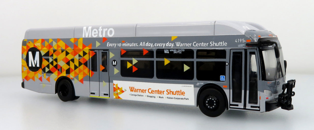 New Flyer Xcelsior XN Transit Bus-LA Metro Warner Center Shuttle