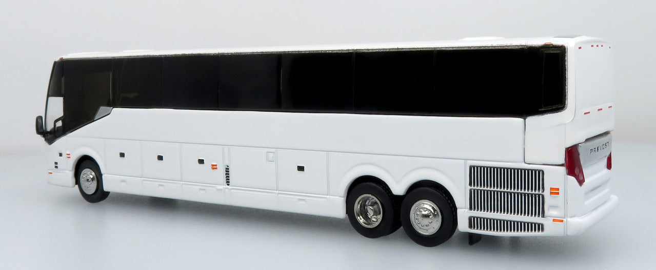 Prevost H345 Coach Bus Blank/Blanc-White