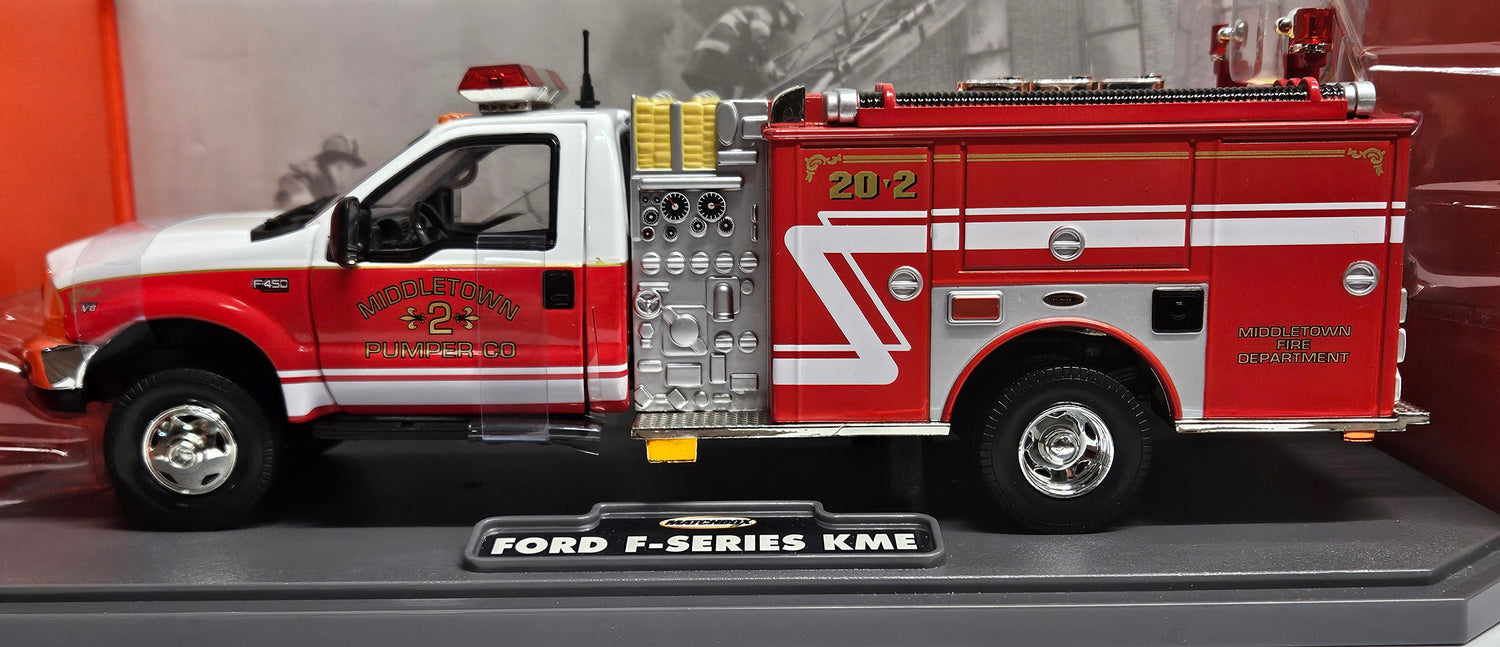 Fire Truck-Camion Pompier-Ford F-Series KME (Échelle-Scale 1:24)