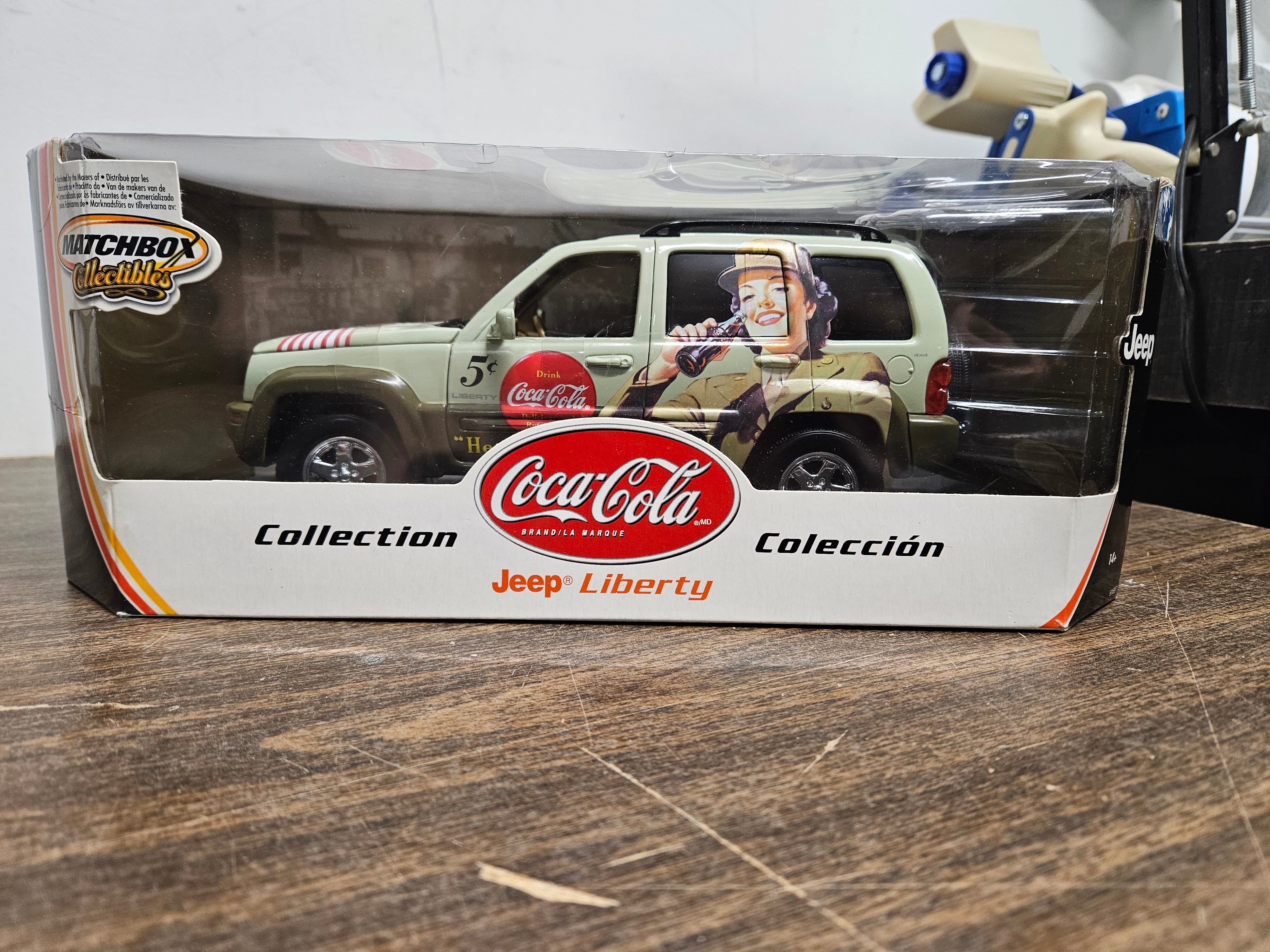 Coca Cola 2002 Jeep Liberty Limited Echelle Scale 1 24 Nice Car Collection