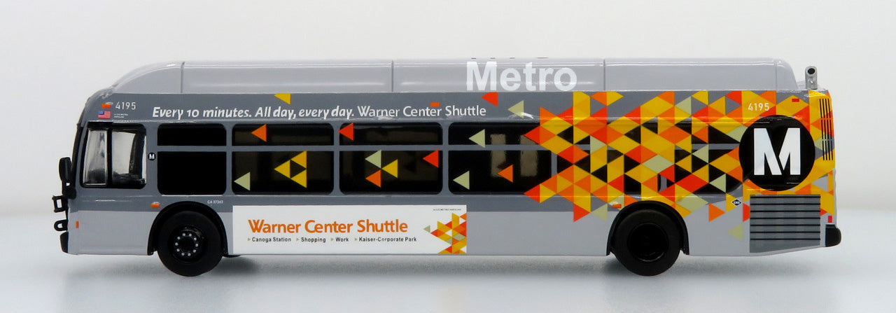 New Flyer Xcelsior XN Transit Bus-LA Metro Warner Center Shuttle