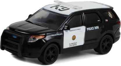 2015 Police Interceptor Utility Black &amp; White San Diego Police K9 Unit