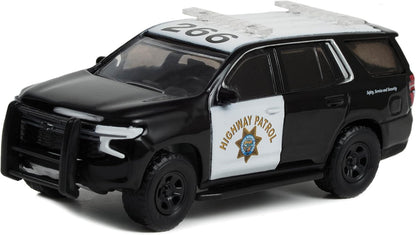 2021 Chevy Tahoe Police Pursuit Vehicle (PPV) Black &amp; White California Highway Patrol