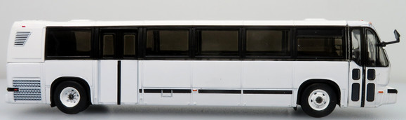 1999 TMC RTS Transit Bus: Blank White