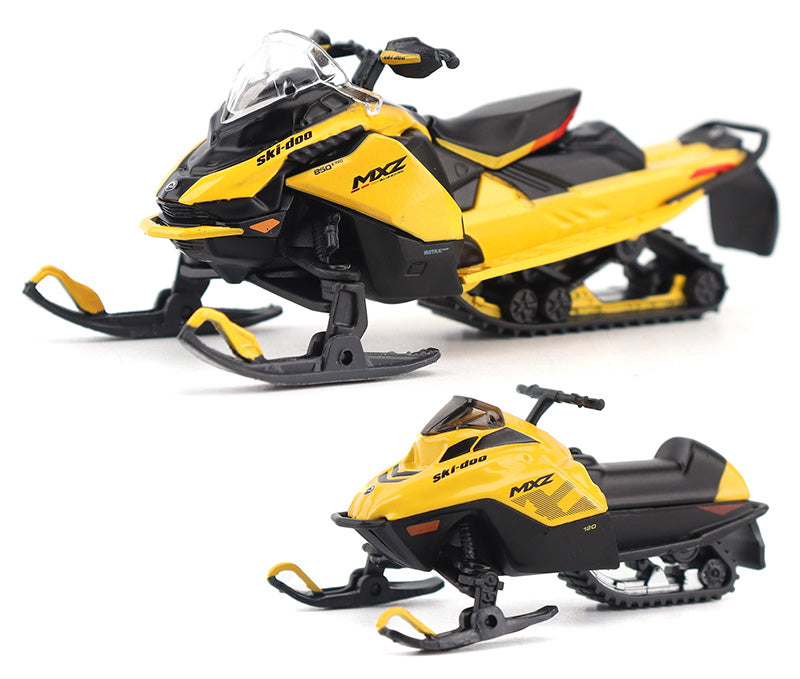 Ski-Doo MXZ Blizzard Trail Snowmobile and MXZ 120cc Kids Snowmobile