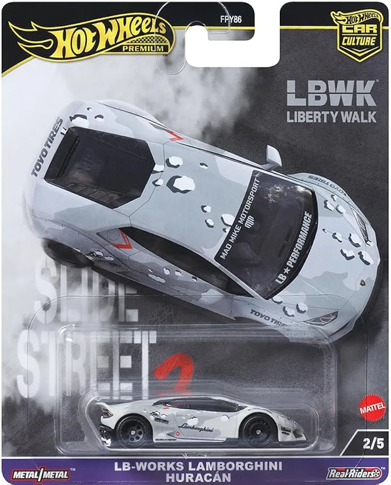 Hot Wheels Premium Car Culture Slide Street 2, 2024. LB-WORKS Lamborghini Huracán, 2/5