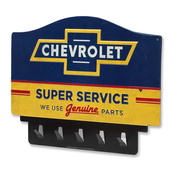 Chevrolet Super Service Metal Wall Hooks