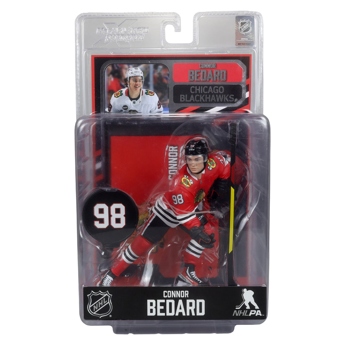 NHL-Connor Bedard in New Pose (Chicago Blackhawks)- Figure McFarlane&