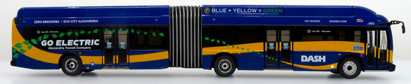 NFI Xcelsior XN60 Articulated Transit Bus - DASH (Blue/Yellow)