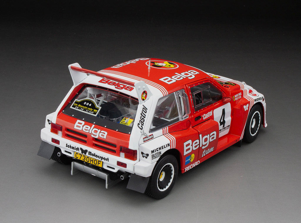 MG Metro 6R4-#4 M.Duez / W.Lux – 2nd Lotto Bianchi Rally 1986 – Nice ...