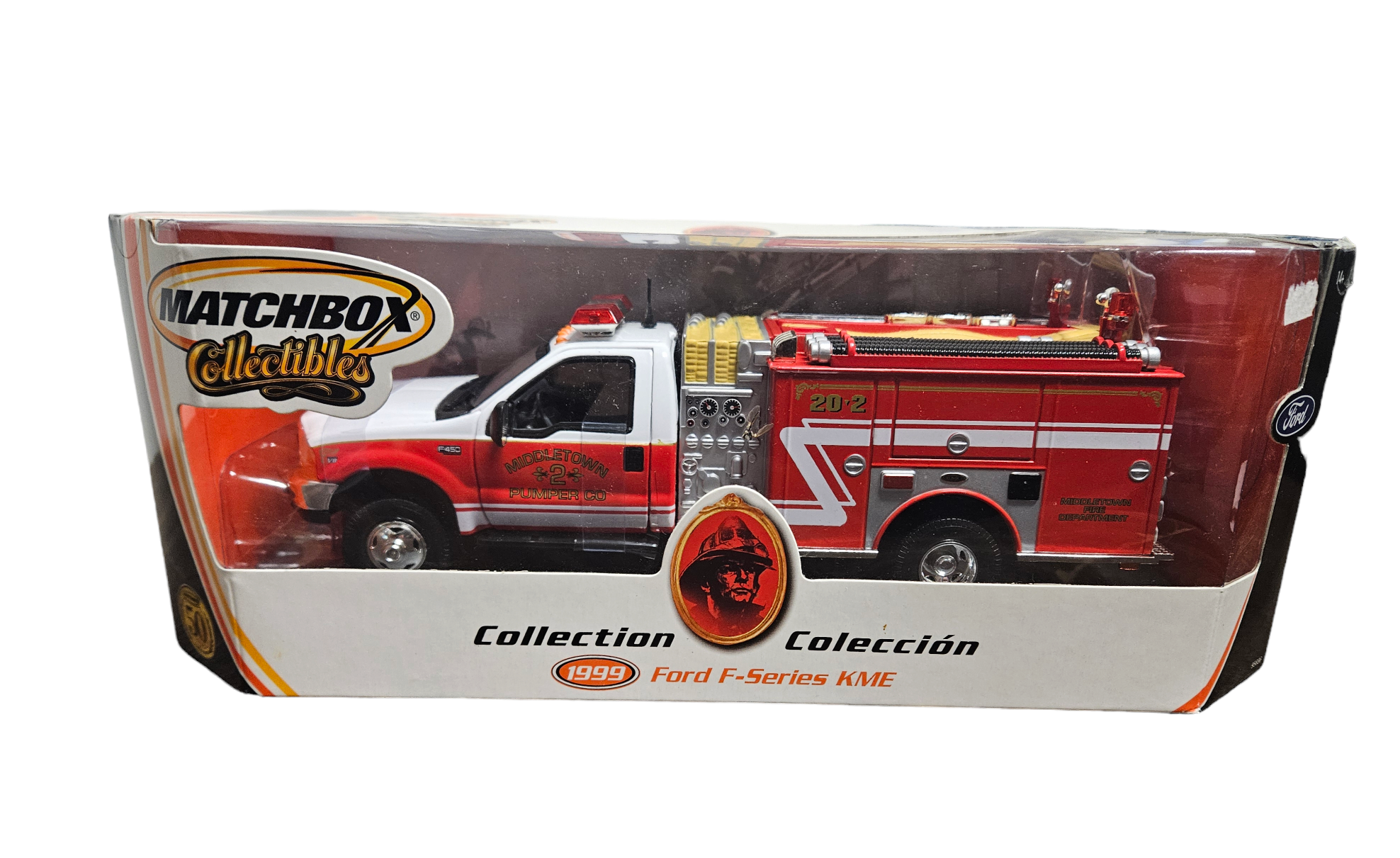 Fire Truck-Camion Pompier-Ford F-Series KME (Échelle-Scale 1:24)