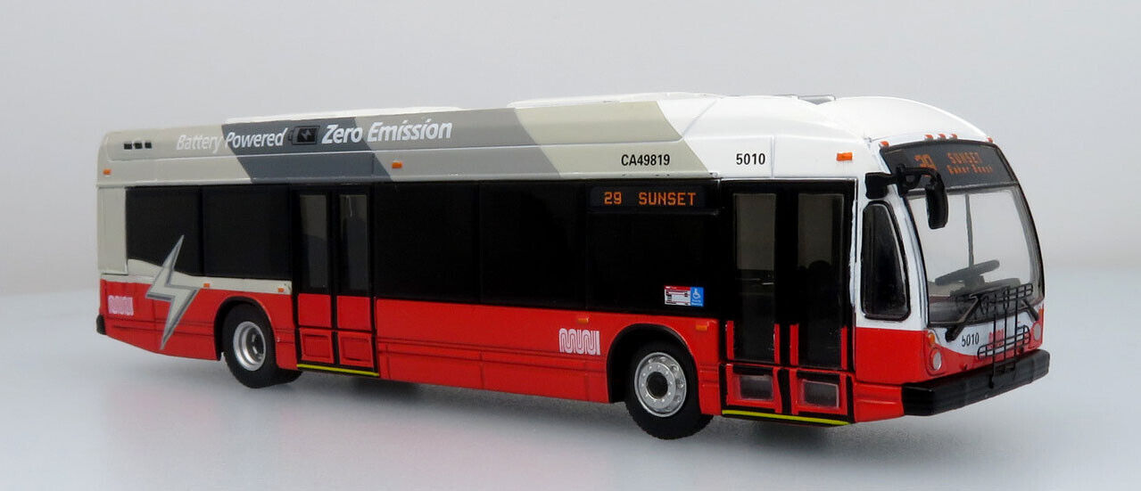 (RE-STOCK 2024) Nova LFSE Transit Bus-Electric Muni, San Francisco California