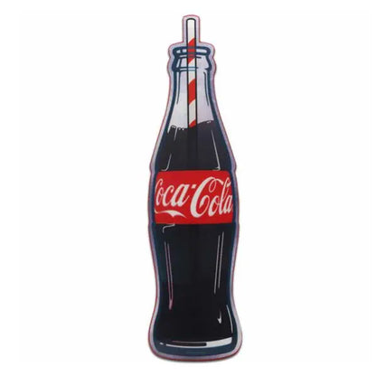 Coca-Cola Glass Bouteille 3D (Enseigne en Bois-Wood sign)