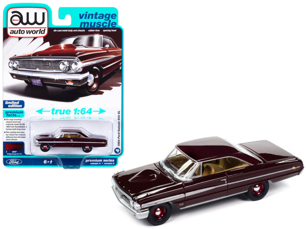 1964 Ford Galaxie in Vintage Burgundy Poly