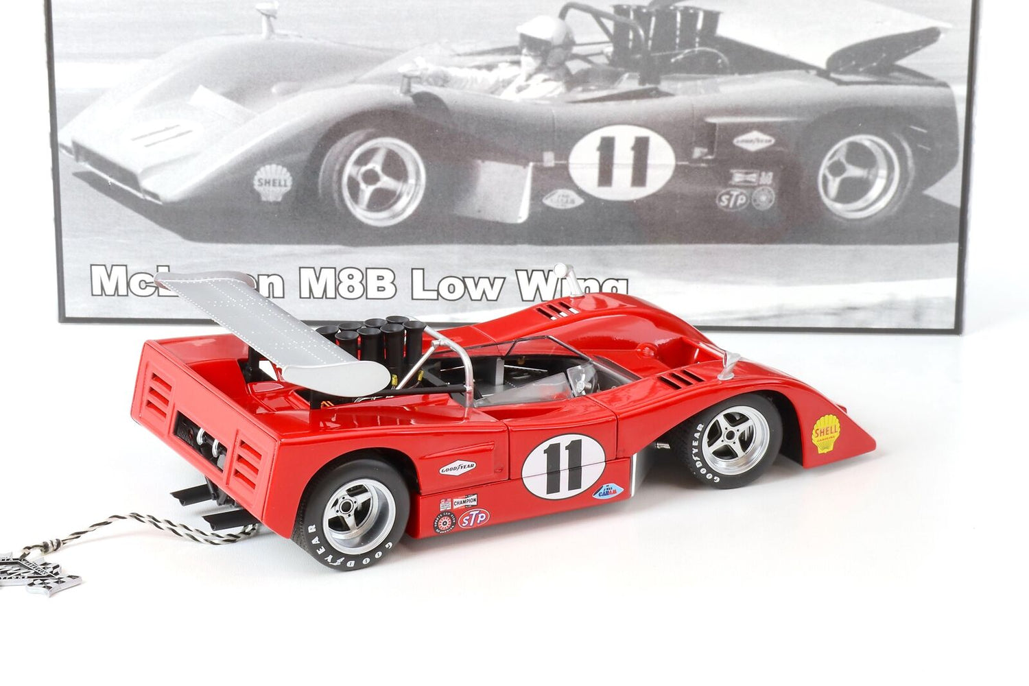 McLaren M8B Low Wing Canam Lothar Motschenbacher Red 