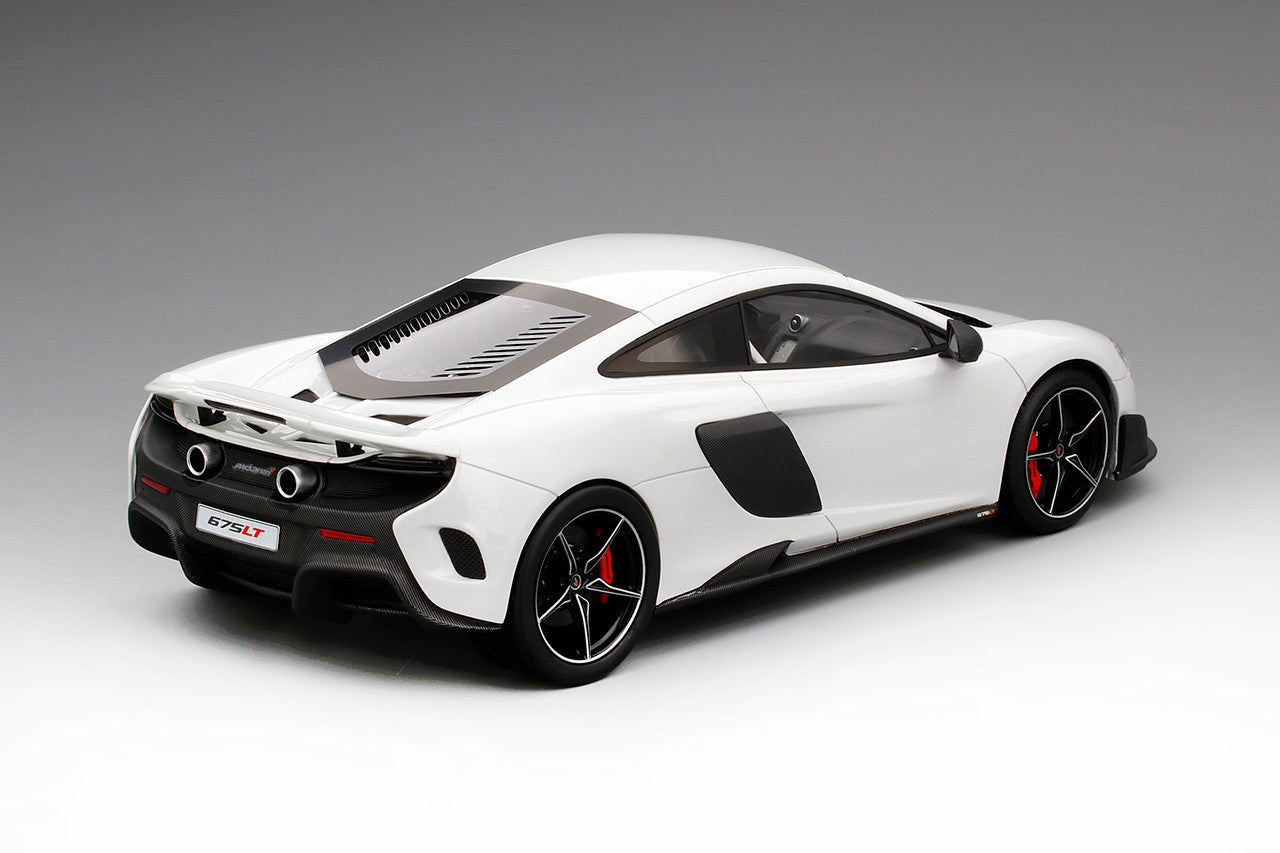 McLaren 675LT in Silica White- Resin Car