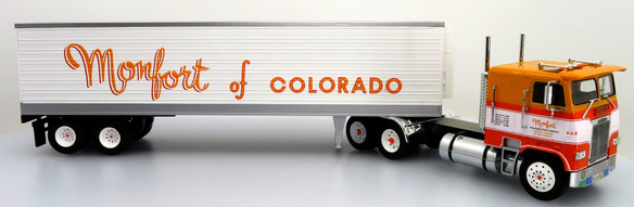 Freightliner FLA COE Tractor w/ Reefer Trailer-Monfort of Colorado 1:43