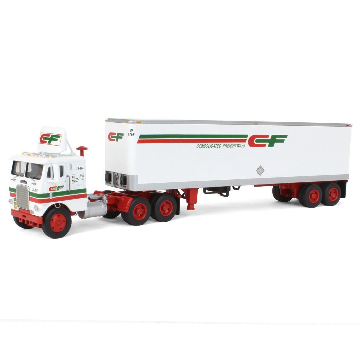 Consolidated Freightways - White Freightliner COE with 40&