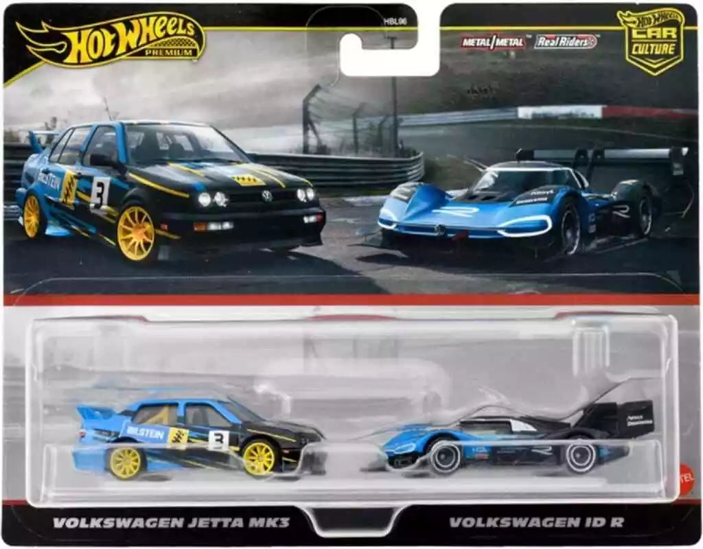 2024 Hot Wheels Car Culture 2 Pack Volkswagen Jetta MK3 &amp; Volkswagen ID R