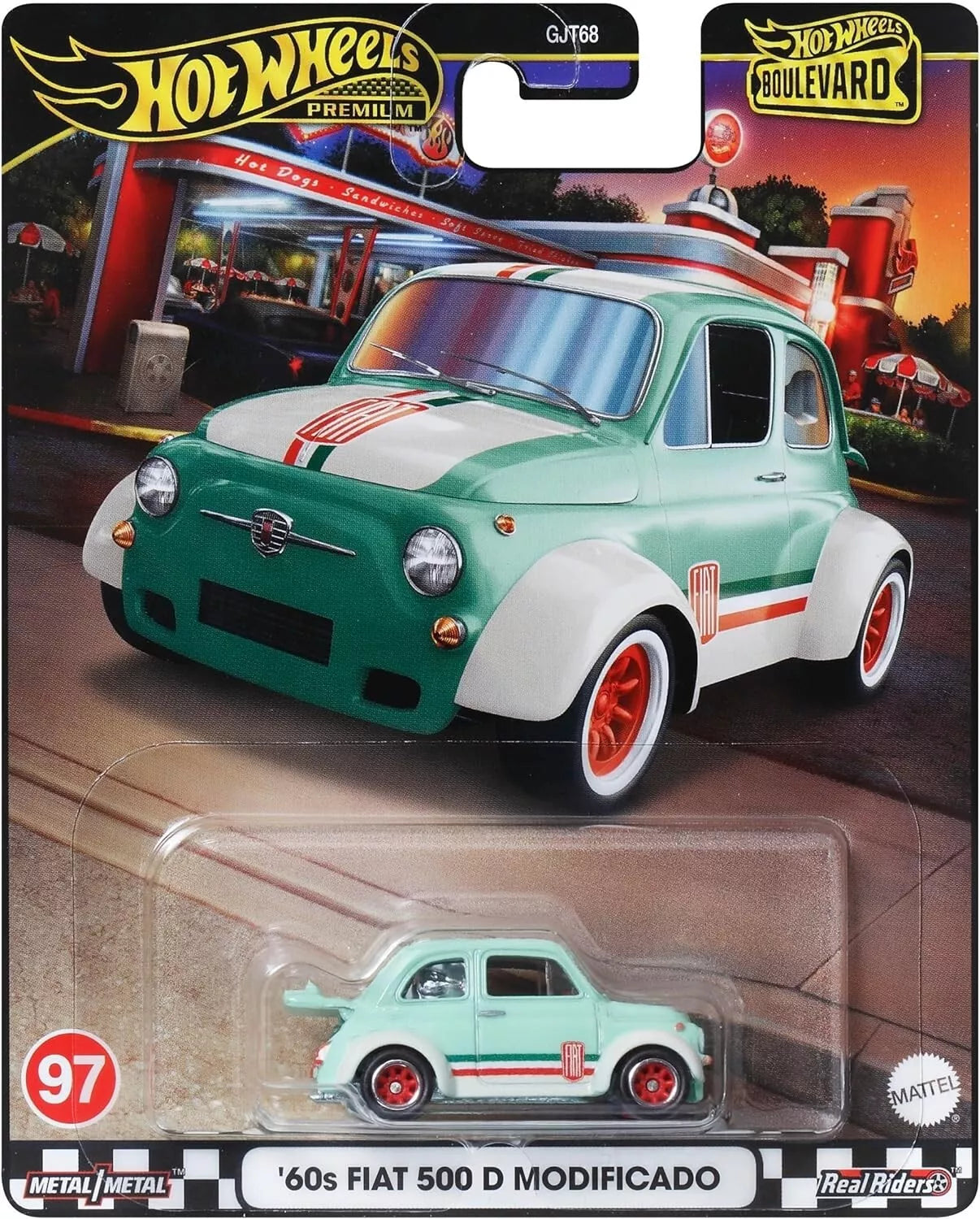 Hot Wheels Premium Boulevard ’60s FIAT 500 D MODIFICADO