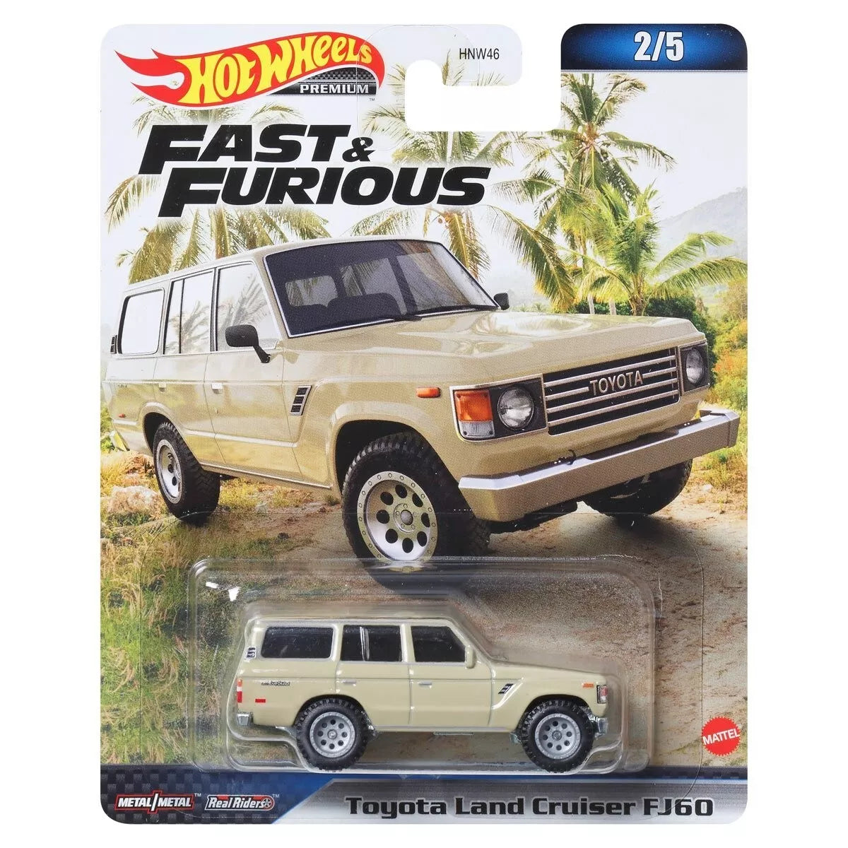 Hot Wheels Premium Fast &amp; Furious, Toyota Land Cruiser FJ60