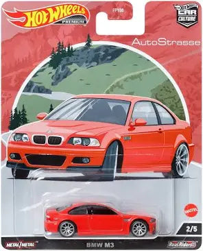 HOT WHEELS PREMIUM CAR CULTURE, AUTOSTASSE 2022, BMW M3 E46 , 2/5