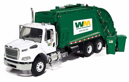 Freightliner M-2 &quot;Waste Management&quot; Rear Load Refuse Truck with Bins