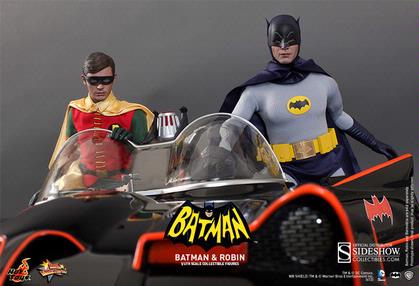 Batman &quot;Batmobile&quot; TV Series 1966 (with Figures)