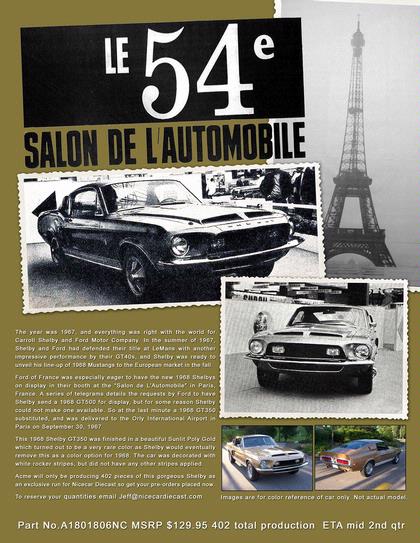 Ford Mustang Shelby GT-350 1968 &quot;Salon de l&