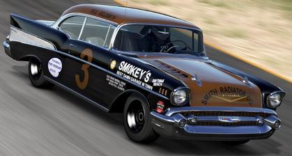 Chevy 1957 &quot;Smokey Yunick&quot; Stock car *SIGNED*