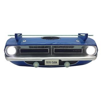 3-D wall shelf with LED light &quot;Plymouth Barracuda 1970&quot;