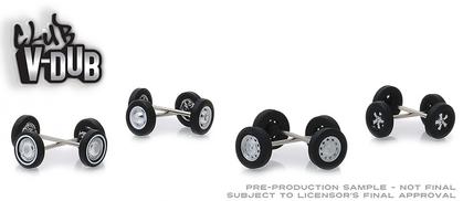 Club Vee-Dub Wheel &amp; Tire Pack - 16 Wheels, 16 Tires, and 8 Axles