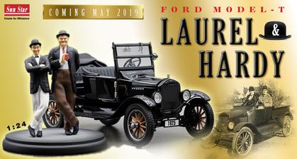 Ford Model T 1925 &quot;Laurel et Hardy&quot; (Avec Figurines)