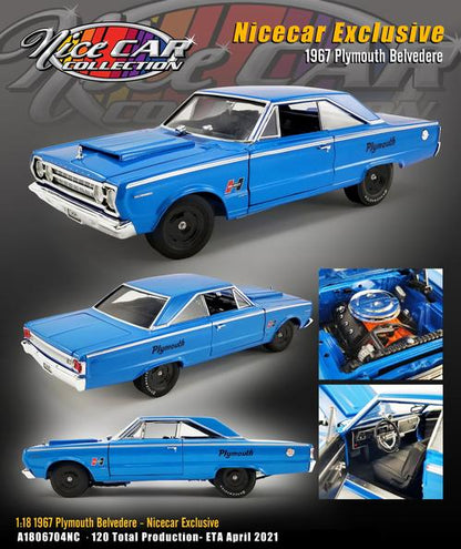 Plymouth Belvedere 1967 &quot;Nice Car Collection - Release 