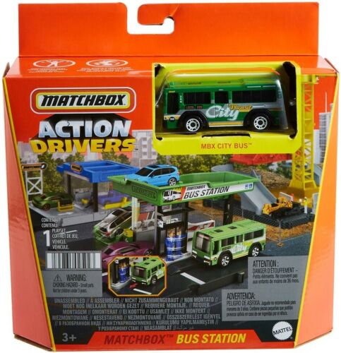 ACTION DRIVER BUS STATION MATCHBOX