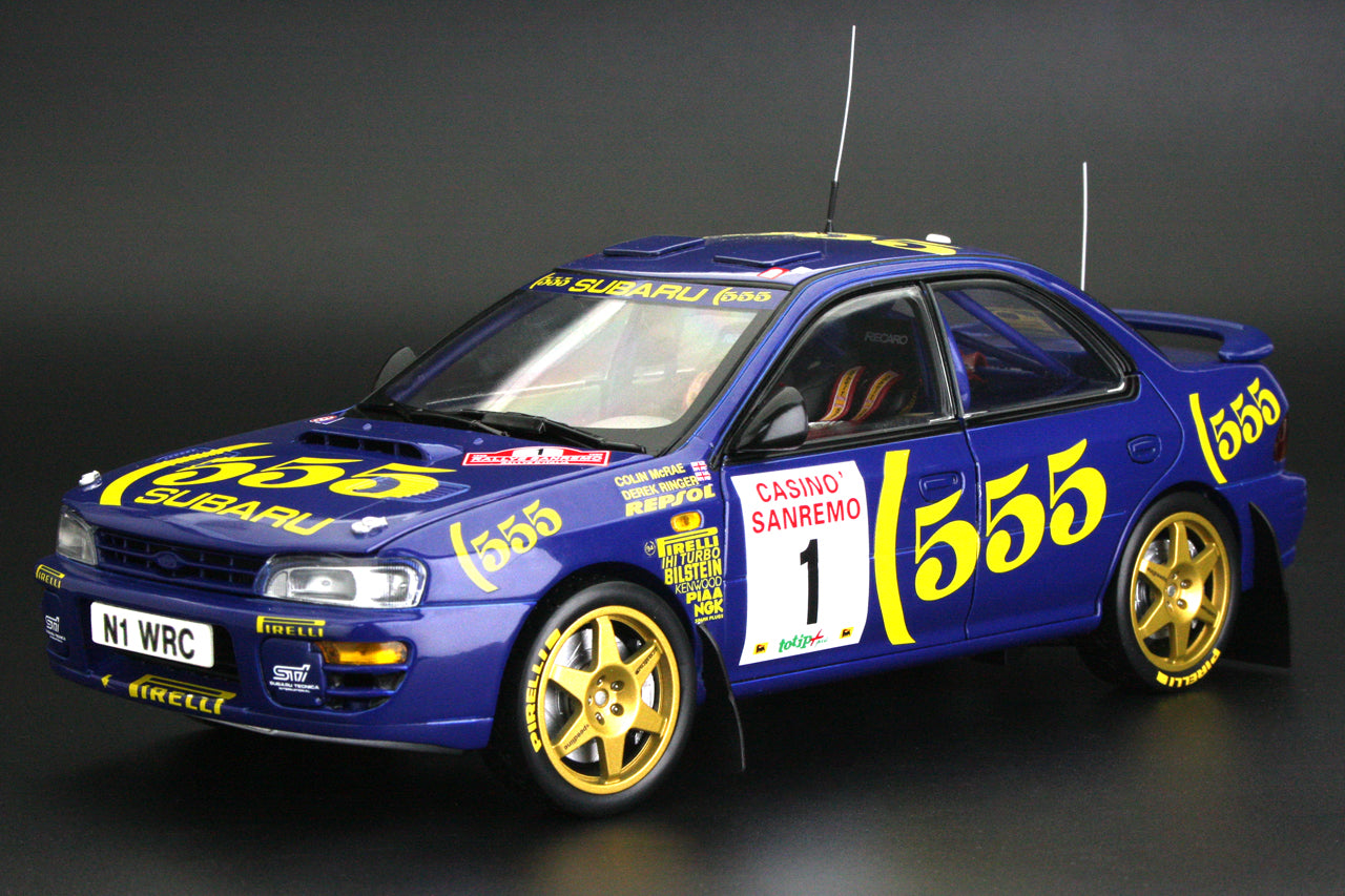 Subaru Impreza 555 #1 C.McRae/D.Ringer Winner Rallye Rallye Sanremo 19 ...