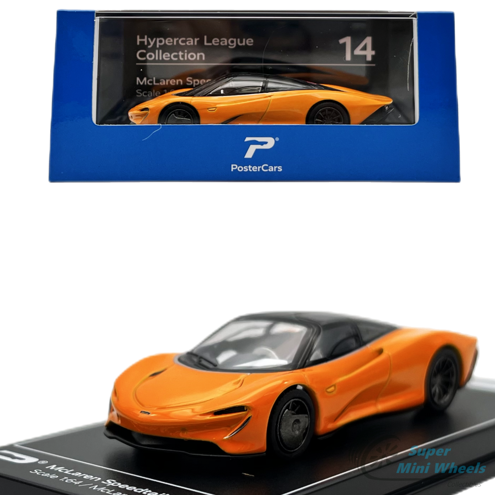 McLaren Speedtail Orange - Hypercar League Collection 