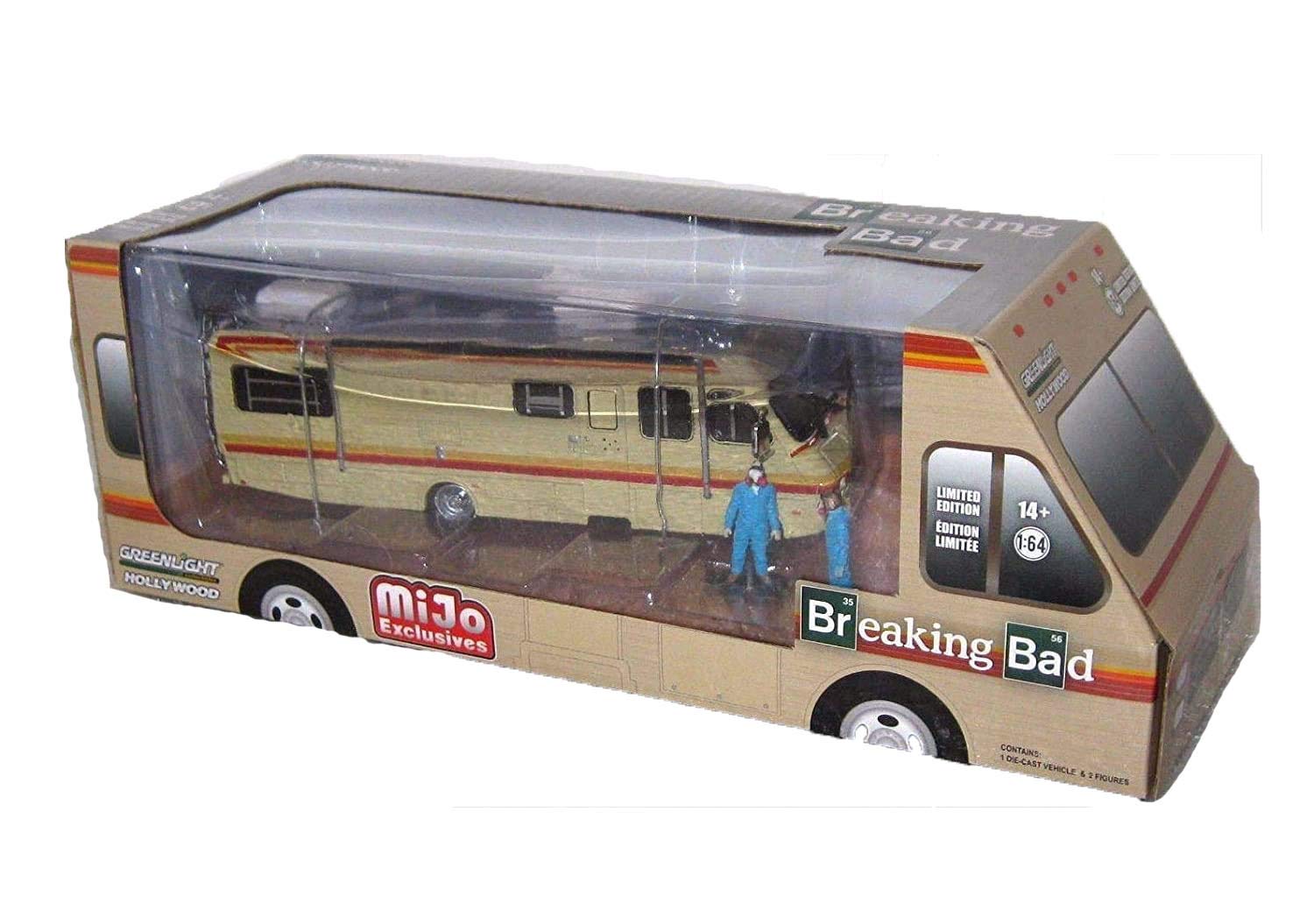 1986 FLEETWOOD BOUNDER RV BREAKING BAD DIORAMA &amp; 2 FIGURES 1/64 CHASE VERSION