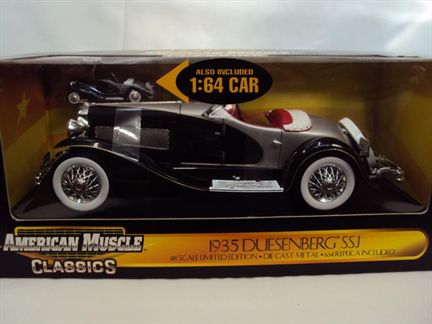 Duesenberg SSJ 1935 (Also included 1:64 car)